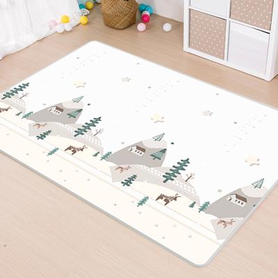 China Eco-friendly.anti-slip.water-proof Kids Character Nursery Bilateral Hongshi Canvas Cover Customized Play Mat for sale