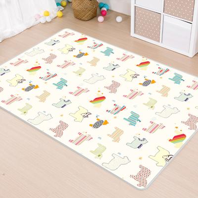 China Eco-friendly.anti-slip.water-proof Unicorn Cute Hot Selling Hongshi Gray Black And White Baby's Play Mat for sale