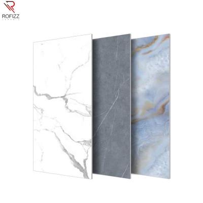 China Waterproof+ECO-Friendly+Self-adhesive Porcelain Glazed Polished Screen Printing Design Marble Floor Tiles For Supermarket for sale