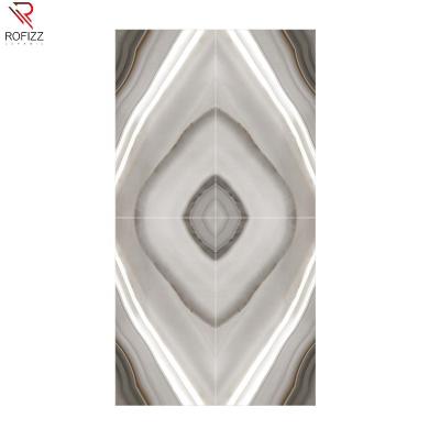 China Waterproof+ECO-Friendly+Self-adhesive FashioLarge Polished Sizes Glazed Thin White Marble Porcelain Slab Floor And Wall Tiles For Countertop Hotel Home Villa for sale