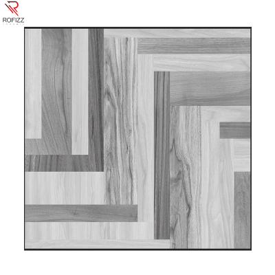 China Dirt-resistant Gray Brown Wooden Texture Vintage Matte Finish Simple Porcelain Ceramic Wall Tiles For Home Hotel Restaurant Apartment for sale