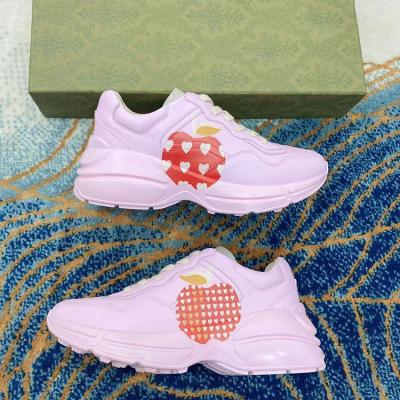 China Hot Selling Breathable 3D Printing Men And Women Running Shoes Sport Shoes Walking Comfortable Sporty Dad Shoes Ladies Casual Sneakers for sale