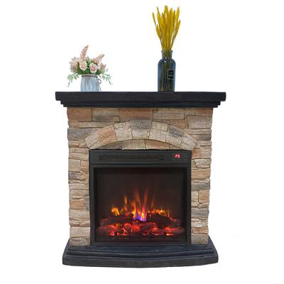 China Hotel Indoor 18Inch Built In Electric Fireplace Wall Insert / Electric Fireplace Insert for sale