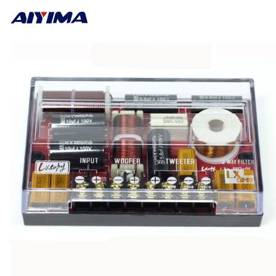 China AIYIMA 2 Way Crossover 120-200W Tweeter Bass Subwoofer 2way Frequency Divider Enthusiast DIY Car Modification Crossover A1D655 for sale