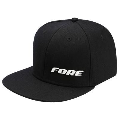 China Wholesale JOINT Fashion Custom Embroidered Flat Brim Snapback Hats Leather Side Woven Patch Hip Hop Hats for sale