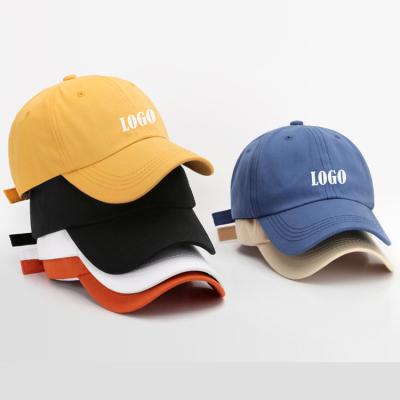 China JOINT Custom Mens Sports Hats Logo Embroidery 6 Panel High Quality Cotton Structured Baseball Caps for sale