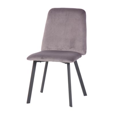 China Restaurant high quality CARLFORD Gray Velvet Relax Chair for restaurant for sale