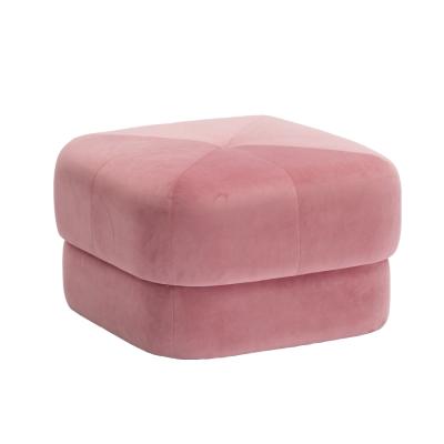 China Anji Carlford Velvet Cute Stool Footstool for Living Room, Amazone Ottoman Ottoman for sale