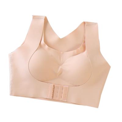 China 2021 Hot Women's QUICK DRY Seamless Gathered Posture Front Buckle Corrector Bra for sale