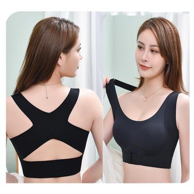 China Success QUICK DRY Ladies Amazon Front Closure Posture Corrector Orthopedic Seamless Bra for sale