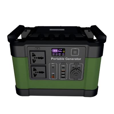 China Support 1500W Large Fast Home Charging Capacity Lithium Battery Charging Station 110V Portable Power Station for sale