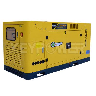 China 25Kva Silent Type Diesel Power Generator Set With Fawde Engine 8 Hours Or 24 Hours Optional for sale