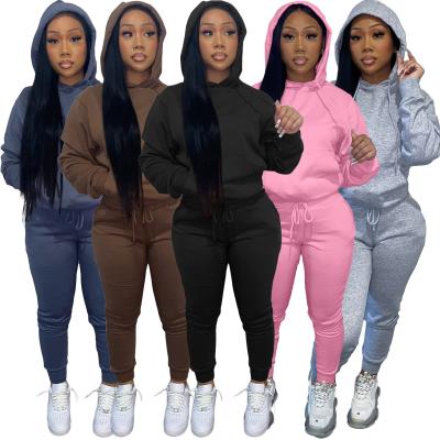 China Anti-Wrinkle 8 Anti-Wrinkle 8 Color Autumn Winter 2 Piece Pants Set Women Jogger Sweatpants And Hoodie Set Fall 2022 Women Two Piece Set Clothes of pants for sale