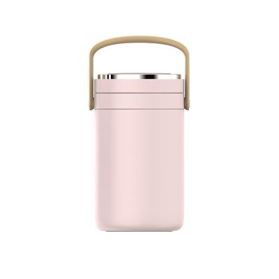 China PORTABLE Insulated Food Jar Thermos for Food 4 Tier Vacuum Stackable Stainless Steel Thermal Leakproof Hot Cold Soup Lunch Box Thermos for sale