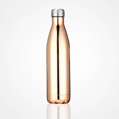 China PORTABLE double wall insulated stainless steel water bottle vacuum sports bottle thermal cola shape travel flask factory wholesale for sale