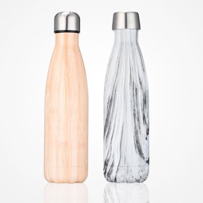 China PORTABLE Stainless Steel Water Bottle Vacuum Double Wall Insulated Sports Bottle Thermal Cola Shape Travel Flask for sale