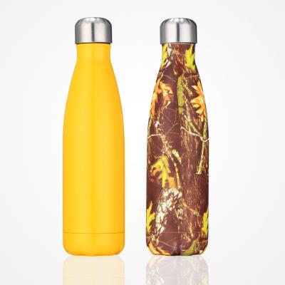 China Sustainable Insulated Smooth Stainless Steel Water Bottle Sports Insulated Water Bottles for sale