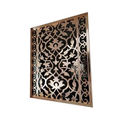 China Artistic Ceilings CNC Cut Aluminum Perforated Ceiling Carved Metal Ceiling Panel For Garden Decoration for sale