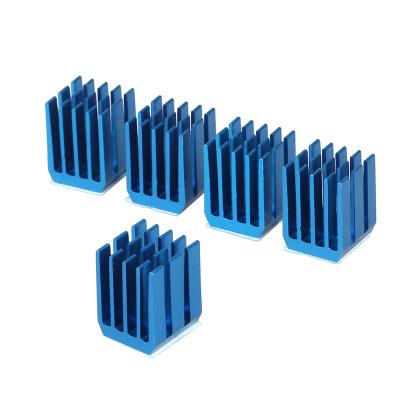 China High Power Aluminum Chip Radiator IC 9*9*5/12mm Heatsink MOS Module Electronic Heatsink for sale