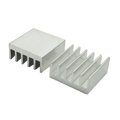 China Aluminum Routing CPU Heatsink Heatsink 15*15*6.6/15mm Electronic IC Motherboard for sale