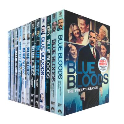 China Blue Bloods Season 1-12 Boxset DVD 66 Discs Factory Wholesale DVD Region 1/Region 2 DVD Cartoon DVD Free Shipping 8.5GB for sale