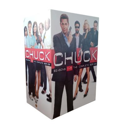 China Chuck Season 1-5 Compete Series Boxset 17Discs Factory Wholesale DVD Movies TV Series Cartoon Region 1/Region 2 Free Ship 8.5GB for sale