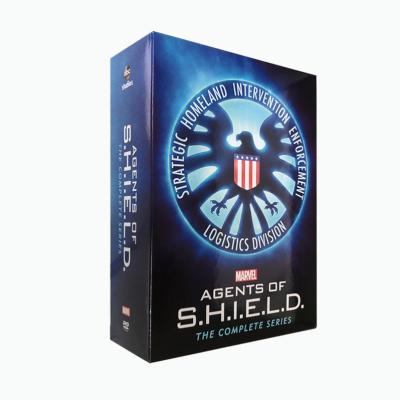 China Agents of S.H.I.E.L.D. Season 1-7 Full Series Boxset 32 ​​Discs Factory Wholesale DVD Movies TV Series Cartoon Free Ship 8.5GB for sale