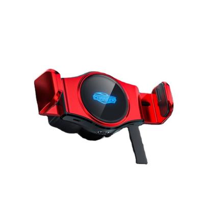 China PORTABLE Car Mount Cell Phone Holder Air Vent Clip Gravity Auto Lock Rotatable And Retractable Car Phone Holder for sale