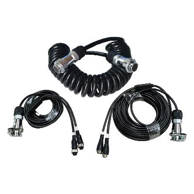 China Dongguan Guangying Truck 4/5/7/15 Pin Truck Trailer Spiral Cable for Heavy Duty Caravan Light Control System for sale