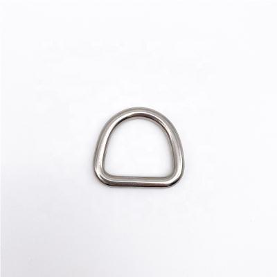 China Durable In Bag Accessories 316 Stainless Steel Stock Solid Seamless Welding 6*33*30mm D-Ring for sale