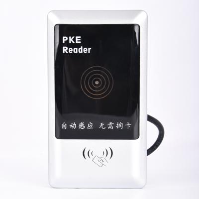 China Nice Long Range RFID Hands Free Price Active Card Reader for Contactless People Access Control 84*84*21mm for sale