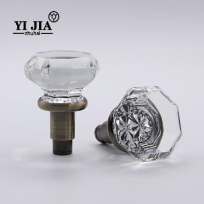 China Bedroom Crystal Door Handle Retro Door Vintage Home Decor for sale