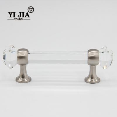 China Modern New Product Furniture Hardware Door Knob Pull Crystal Handle for sale