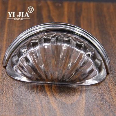 China Modern Art Deco Clear Kitchen Cupboard Dresser Cabinet Drawers Furniture Hardware Crystal Glass Pulls And Knobs for sale