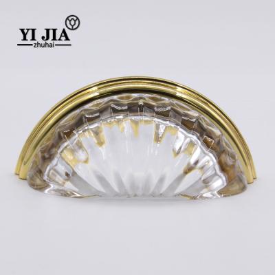 China Crystal Cabinet Zinc Alloy Metal Cabinet Handle For Kitchen Furniture for sale