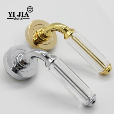 China Latest Design Popular Glass Door Lock Lever Handle for sale