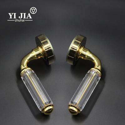 China Shiny Door Salon Fashion Shower 75mm Old Slatted Door Handles for sale