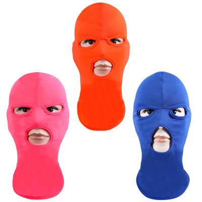 China Hot Selling Custom Made Full Logo Face Mask Knit Breathable Face Cover Ski Mask Balaclava for sale