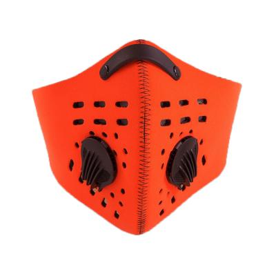 China Outdoor Moisture Wicking Anti-Dust Sport Face Cover With Exhalation Valves Motorcycle Cycling Half Face Mask Winter Ski Mask for sale