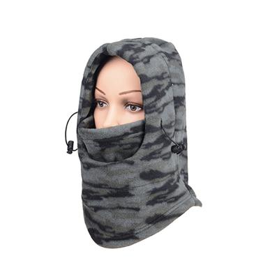 China Outdoor Heavy Multifunctional Cover Fleece Winter Camouflage Balaclava Camouflage Windproof Riding Hat Head Windproof for sale