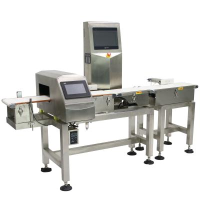 China Industral Standard Combo Scale HACCP Food Grade Metal Detector and Check Weigher for sale