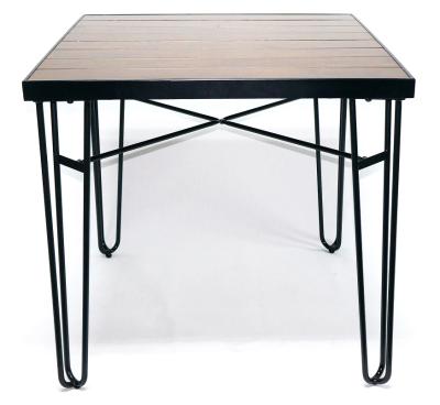 China General purpose modern restaurant furniture wood hairpin coffee dining table for sale for sale