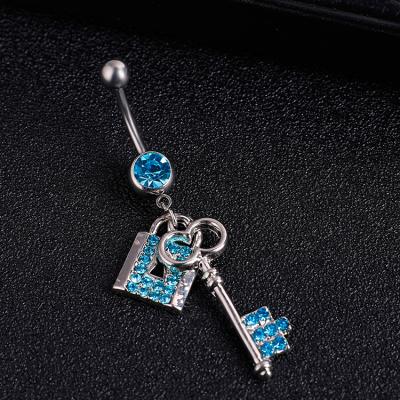 China Factory Direct Sales Trendy Lead Free Alloy Stainless Steel Belly Rings Body Piercing Jewelry for sale