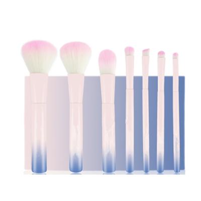 China Angular Blush 7pcs Best Quality Makeup Brush Kit For Make Up Tools for sale