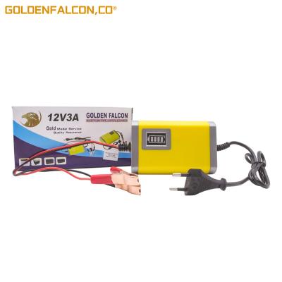 China Standard Motorcycle/Scooter Purchase Car Battery 12V 3A Inverter with Battery and Solar Charger for sale