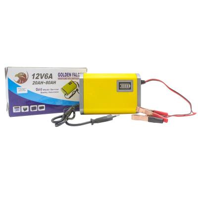 China 12V28-63AH universal 12v 6A lead acid battery charger fast charging circuit for sale