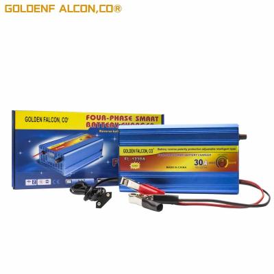 China Lead Acid / Gel / Air To Ground Missile Car Battery 30A Fast Universal Smart Charger 12V For Lead Acid Battery for sale