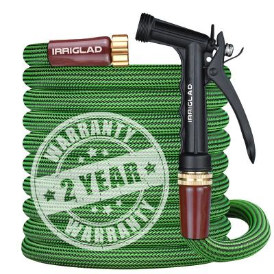 China IRRIGLAD Anti-UV High Pressure Lightweight Garden Hose Expandable Water Hose Watering Gun for sale