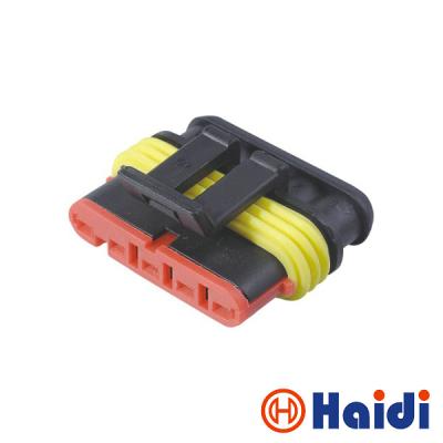 China Conector femenino 282089-1 de la prenda impermeable del Pin del negro 5 de los conectores del alambre eléctrico de Tyco en venta