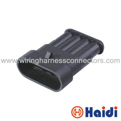 China Conector automotriz 282106-1 de la prenda impermeable de la vivienda del automóvil de la pieza equivalente de TE 4pin en venta